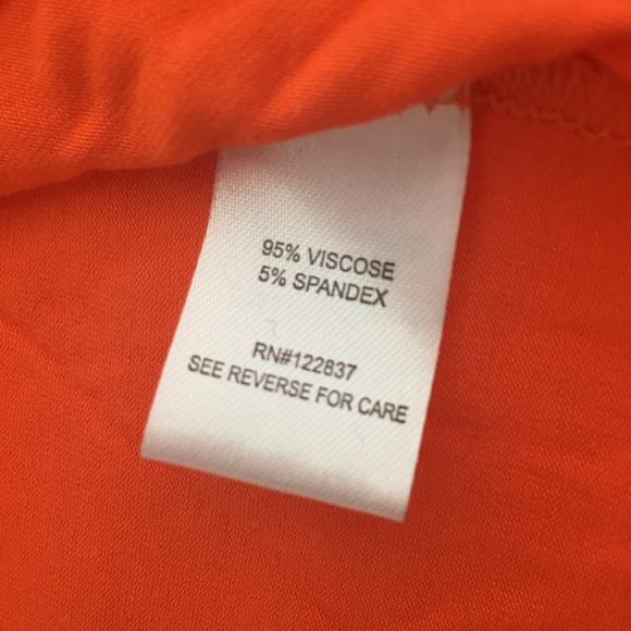 AVA Orange Short sleeve knit top - Picture 5 of 7